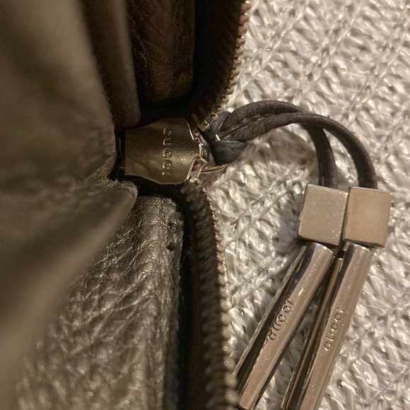 SOLD - Gucci Guccissima Metallic Zip-around Wallet - Picture 11 of 12